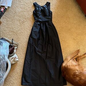 Alfred Sung Black Evening Gown or Bridesmaid Dress